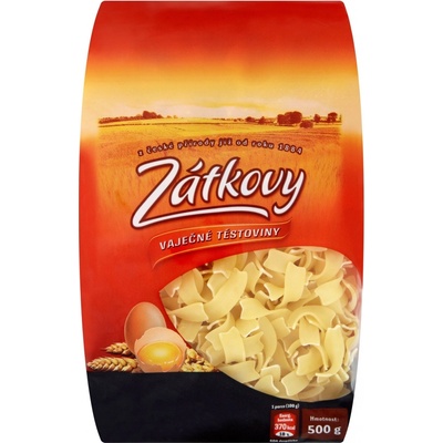 Zátkovy vaječné těstoviny široké nudle, 0,5 kg