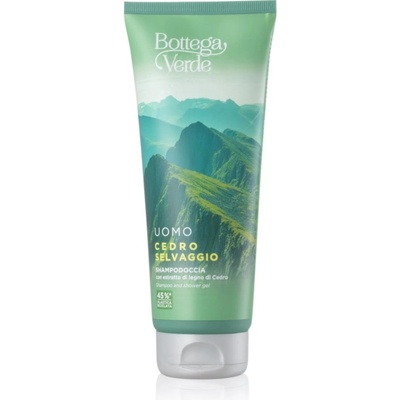 Bottega Verde Cedro Selvaggio душ гел и шампоан 2 в 1 200ml