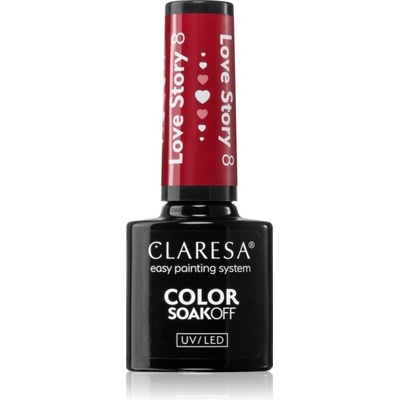 Claresa SoakOff UV/LED Color Love Story gélový lak na nechty 8 5 g