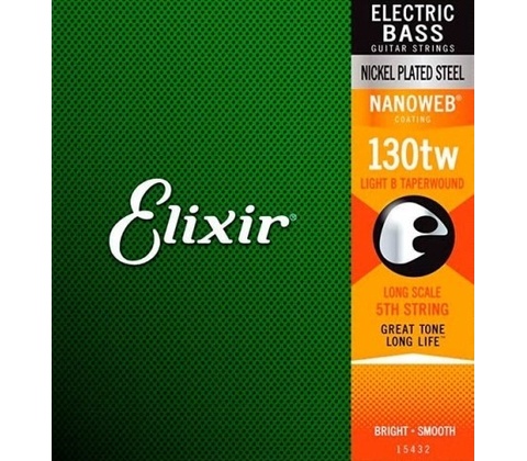 Elixir 130 Nanoweb Single String Medium B 15432