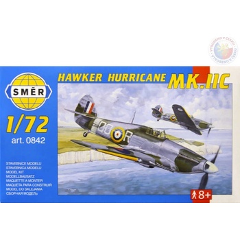 Směr Model letadlo Hawker Hurricane MK IIC stavebnice letadla 1:72