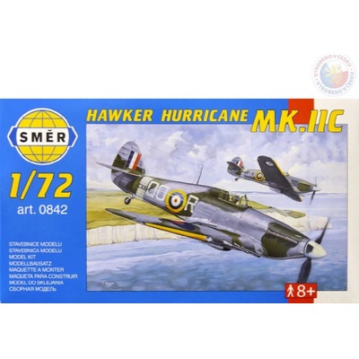 Směr Model letadlo Hawker Hurricane MK IIC stavebnice letadla 1:72