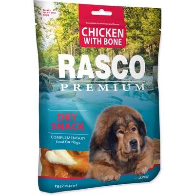 Rasco Premium kosti obalené kuracím mäsom 230 g