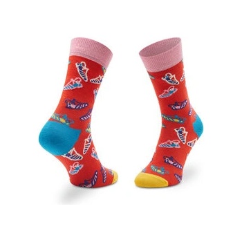 Happy Socks ponožky Vysoké SAN01-4300 Červená