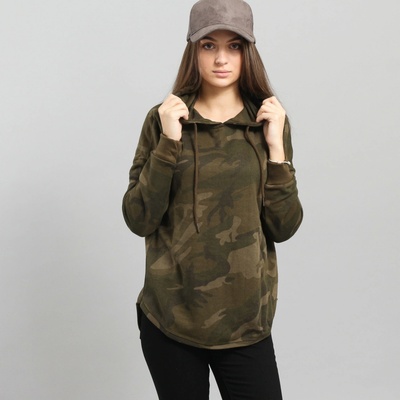 Ladies Camo Hoody dark camo