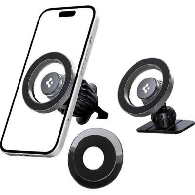 Spigen MFT13 магнитен MagSafe държач за табло и вентилация на кола сребрист (ACP08314)