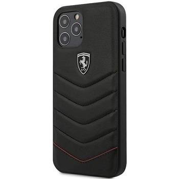 Ferrari Калъф за телефон Ferrari FEHQUHCP12LBK Off Track Quilted за iPhone 12 6.7" Pro Max, черен (3700740479490)