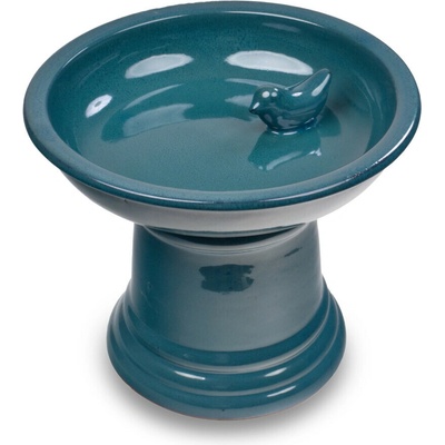 Esschert Design Pítko pro ptáčky 28 cm modrá