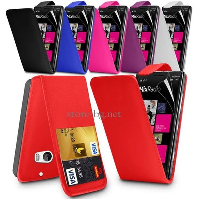 Nokia Lumia 930 Flip Кожен Калъф + Скрийн Протектор и Стилус