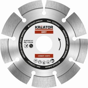 Kreator KRT087101 - Diamantový kotúč brúsny 125mm EXPERT 6mm SEGMENT