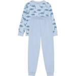 Minymo Детско ежедневно термо бельо Minymo Kid's Pyjamas L/S Set AOP 134258 Everyday base layer - Niagara Mist - размер 122 (EU) (714-1860-0117)