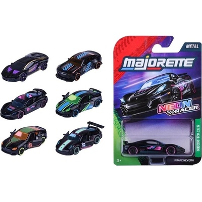 Majorette neon racer premium mini autíčko 7,5 cm (1 ks)