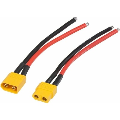 Napájecí konektor XT60 samice+samec, 2-pólový s vodiči