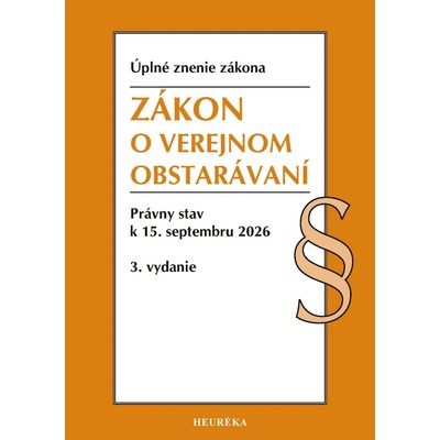 Zákon o verejnom obstarávaní. 3. vyd., 8/2026
