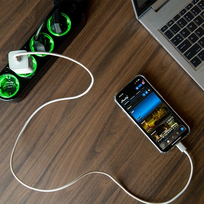 Shelly Смарт разклонител Shelly Power Strip 4 Gen4, Черен (ShellyPowerStrip4Gen4Black)
