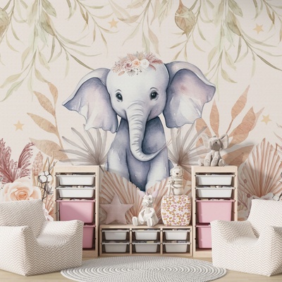 Art Gift Decor Детски фототапет - Веселото слонче