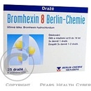 Volně prodejné léky BROMHEXIN BERLIN-CHEMIE POR 8MG TBL OBD 25