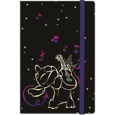 COOLPACK Тетрадка с линийка COOLPACK Stitch Gold 2nd A/5 80 страници гума R96175PTR (R96175PTR)