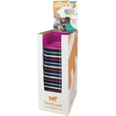 Ferplast ATLAS 10 EL GREY- 18 броя транспортни чанти за кучета и други домашни любимци с размери 48х32, 5х29 см