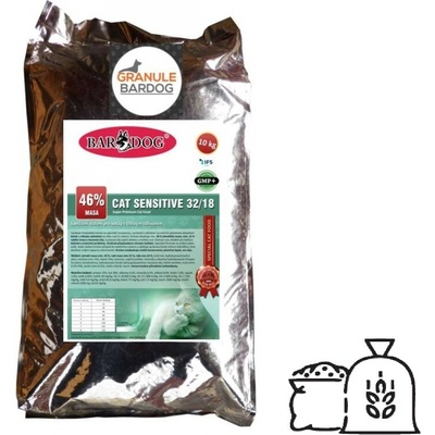 Bardog SENSITIVE Cat 32/18 Super premium 10 kg
