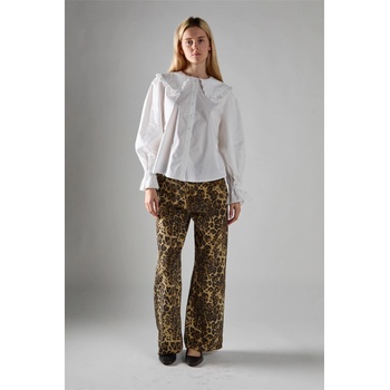 Image 1 of Glamorous Statement Collar Blouse - White