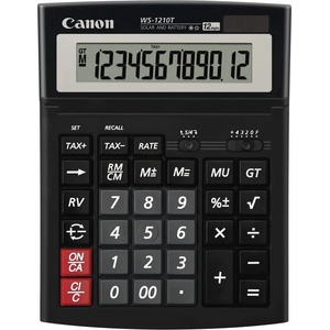 Canon Калкулатор Canon WS-1210T, черен Калкулатори