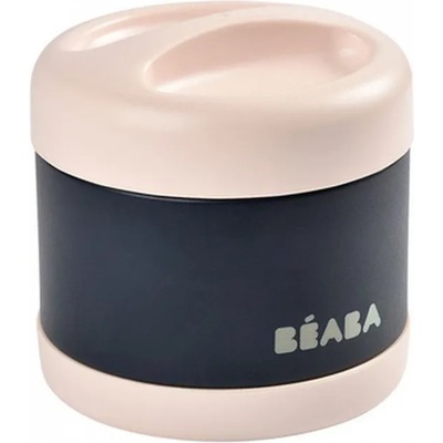 BÉABA Термос за храна Beaba, Light pink/Dark blue, 500 ml (912910)