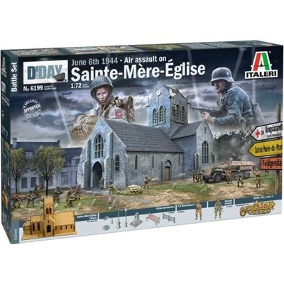 Model Kit diorama 6199 Battle of Normandy: Saint Mere Église 6 June 1944 1:72
