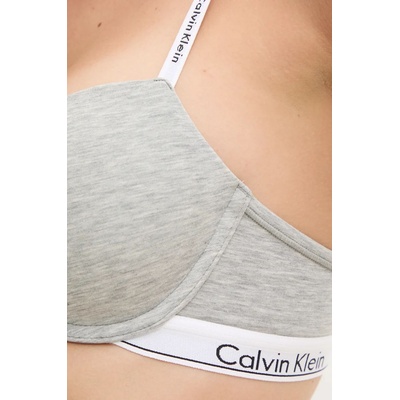 Сутиен Calvin Klein Underwear в сиво с меланжов десен 000QF7936E (000QF7936E)