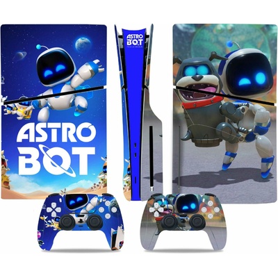 Polep na konzoli - PS5 SLIM diskovou verzi - Astrobot, TN-P5SDisc-0685