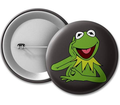 MemeMerch placka Kermit