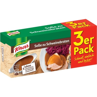 Knorr omáčka k vepřové pečínce 3 x 250 ml