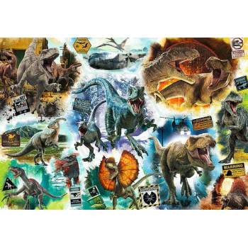 Trefl - Puzzle On the trail of the Jurassic Park dinosaurs - 1 000 piese