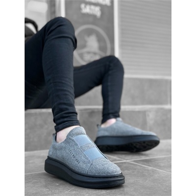 BOA Shoes Мъжки велурени обувки ba0307 - Сиви #369674 (369674_Светло сиво)