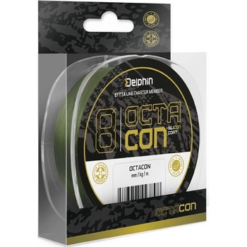 Delphin OctaCON / zelená 0,12mm 7,5kg 135m