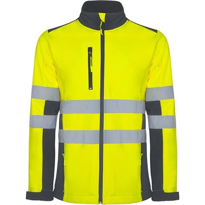 Roly Antares softshellová bunda Hi Viz HV9303 Lead