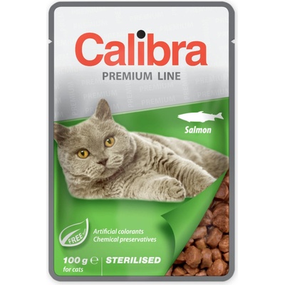 Calibra Cat Premium kapsa Sterilised SALMON 10x 100 g