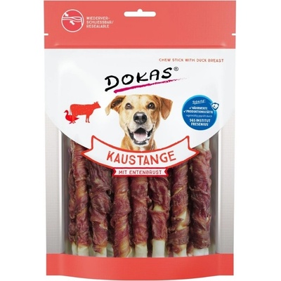 Dokas tyčinky z hovädzej kože obalené kačacím mäsom 200 g