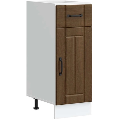 vidaXL Кухненски шкаф Lucca, кафяв дъб, инженерна дървесина (853704)