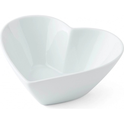 Mikasa Servírovací miska tvaru Srdce bílý porcelán 13 x 12 cm