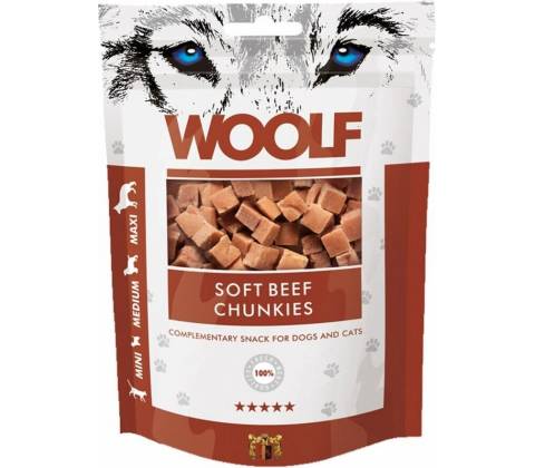 Woolf Beef Chunkies 100 g