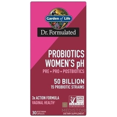 ADC Dr.Formulated PROBIOTICS Women´s pH kapsúl pre ženy 50 miliárd CFU/15 kmeňov 30 ks