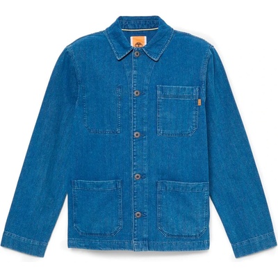 Timberland Мъжко ежедневно яке Timberland Kempshire Herringbone Denim Chore Jacket Casual jacket - Moody Blue Wash - размер XL (003-3622-0114)
