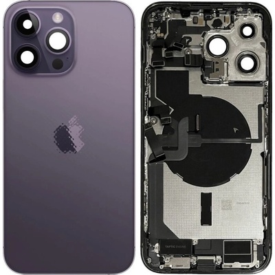 Kryt Apple iPhone 14 Pro Max - Zadní Housing (Deep Purple), Deep fialový