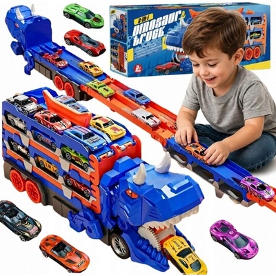 Doris Přepravník Dinosaurus Autodráha Autopřepravník Autíčka Sada Autíčka 3+