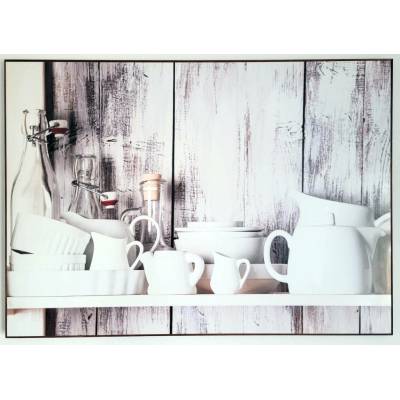 Bondecor Obraz na MDF desce "Polička" 70x50cm