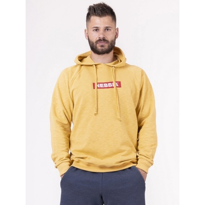 NEBBIA red Label mikina s kapucňou 149 oranžová