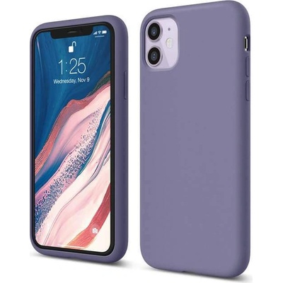 elago Soft Silicone Case - силиконов (TPU) калъф за iPhone 11 (лилав)