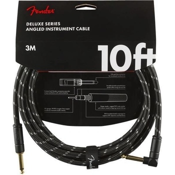 Fender Deluxe Series Instrument Cable S/A 3 m Black Tweed
