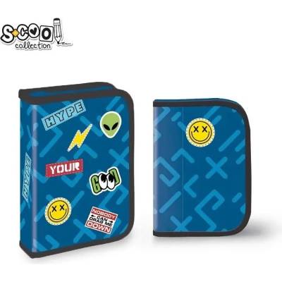 S-Cool Несесер с 1 цип scool emoticon, празен